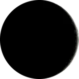 Луна 11 ноября 2026: растущий серп, освещено 4,3 процента