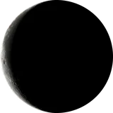 Луна 8 сентября 2026: старая луна, освещено 9,7 процента